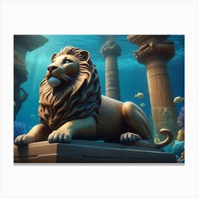 Underwater world Canvas Print