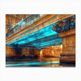 London Bridge At Night 1 Canvas Print