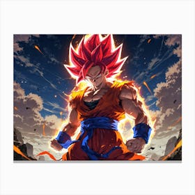 Dragon Ball Z Wallpaper 79 Canvas Print