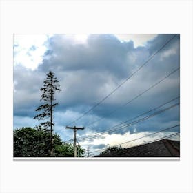 Cloudy Sky Canvas Print