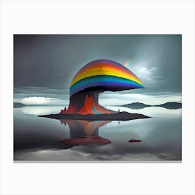 Rainbow Island Canvas Print