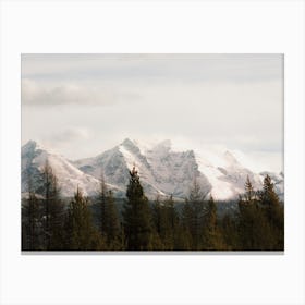 Snowy Western Mountains Canvas Print