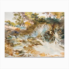 Palmetto Landscape Canvas Print