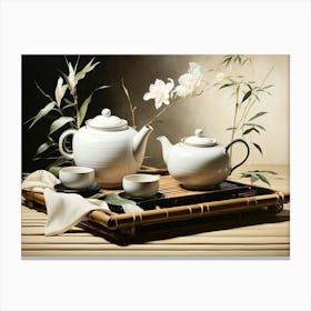 Asian Teapot Canvas Print