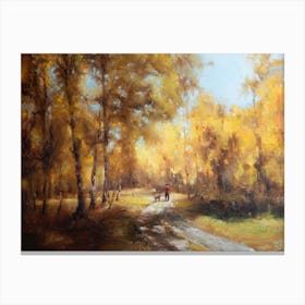 Autumn forest Canvas Print