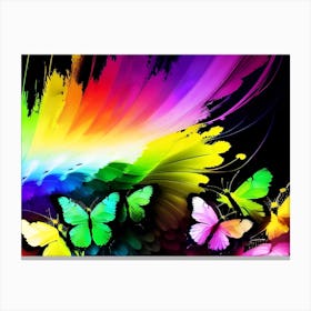 Colorful Butterflies 3 Canvas Print