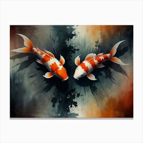 Koi Fish Canvas Print