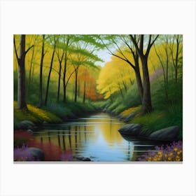 harmony of colours Canvas Print