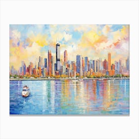 Chicago Skyline 4 Canvas Print