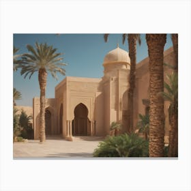 Arabic architectural 7 Canvas Print
