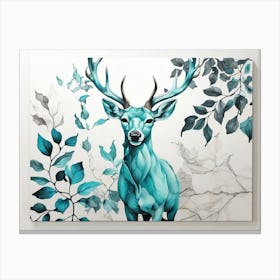 Deer Painting 1 Canvas Print