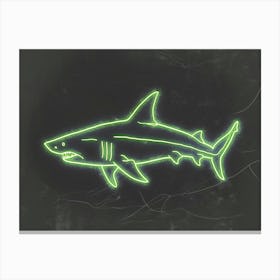 Neon Port Jackson Shark 4 Canvas Print