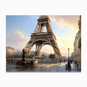 Eiffel Tower 1 Canvas Print