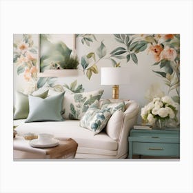 Floral Wall Art Canvas Print