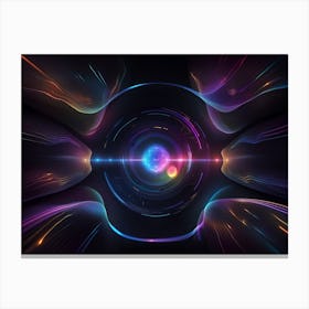 Abstract Space Background Canvas Print