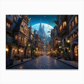 Fairytale City 2 Canvas Print