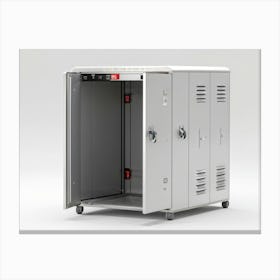 Compact Metal Locker Ideal For School And Gym Storage Durable With Private Key And Combination Ac Canvas Print