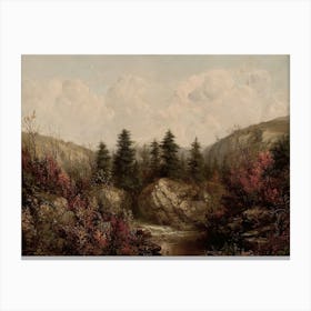 Stream In The Mountains Canvas Print