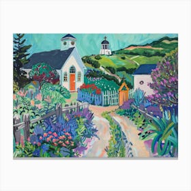 California Cottage Canvas Print