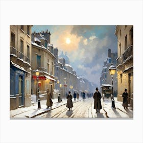 Paris Street 1 Canvas Print