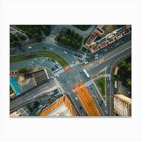 Aerial Harmony: Milan City Photo Poster in Focus Wall Art Print Canvas Print