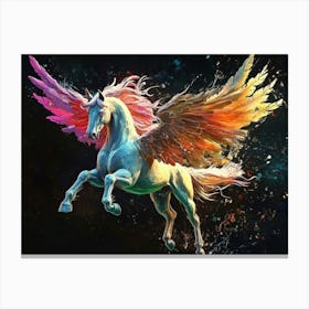 Rainbow Unicorn Canvas Print