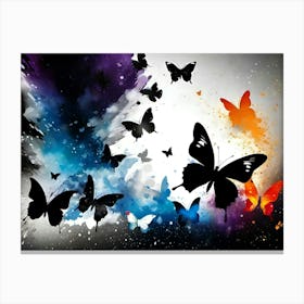 Butterfly Painting 71 Canvas Print