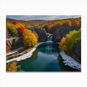 Fall At The Falls Canvas Print