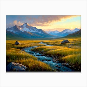 The Twilight Tundra Canvas Print