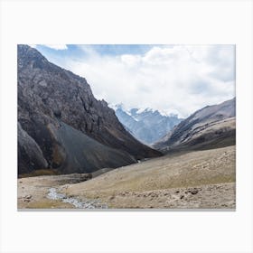 Mountains With Valley Canvas Print