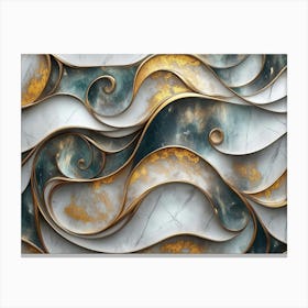 Marble Texture Pattern Canvas Print