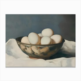 Eggs In A Bowl Canvas Print