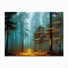 Forest Road Canvas Print