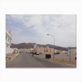 Street In Oman Canvas Print