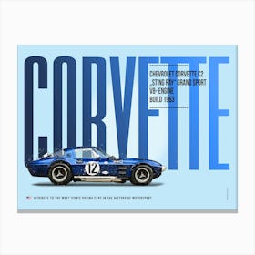 Corvette Stingray Grand Sport Canvas Print
