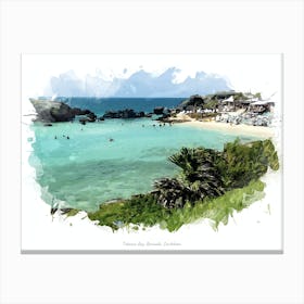 Tobacco Bay, Bermuda, Caribbean Canvas Print