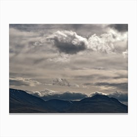 Clouds Rolling Over Canvas Print