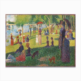 Study For A Sunday, Georges Seurat Canvas Print