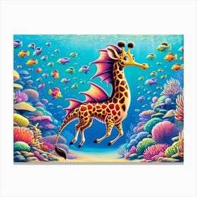 Giraffish Canvas Print