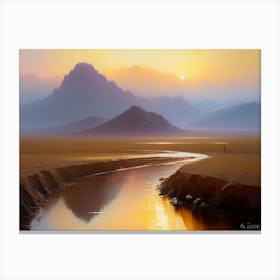 Desert Reflections Canvas Print