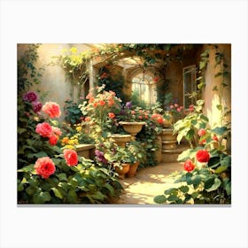 Garden In Bloom Canvas Print