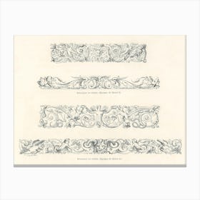 12th Century Designs, Albert Racine 1 Canvas Print