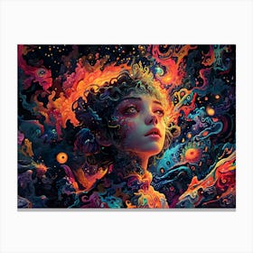 Psychedelic Painting Canvas Print