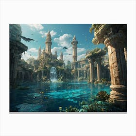 Fantasy City Canvas Print