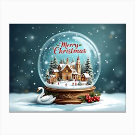 Snow Globe 2 Canvas Print