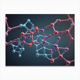 Molecule Structure 3 Canvas Print