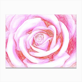 Rose Flower Canvas Print