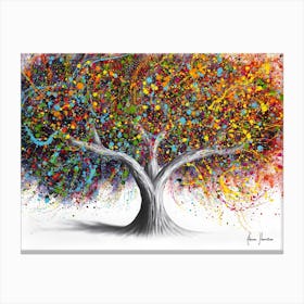 Tree Of Celebration Canvas Print
