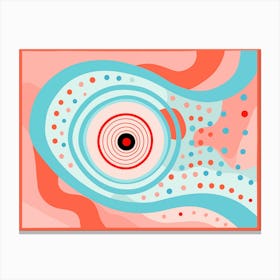 Abstract Eye Canvas Print