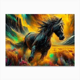 Creative Horse Beauty Illustration Nr 243 Canvas Print